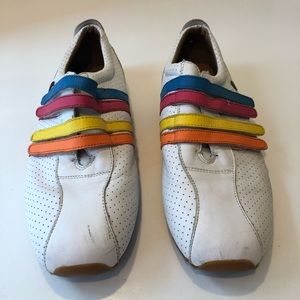 Lacoste Rainbow Velcro shoes